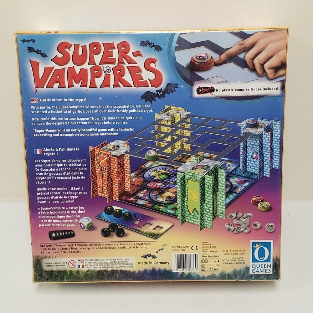 Super Vampires 2016 Queen Games Board Game Sealed - Picture 2 of 8